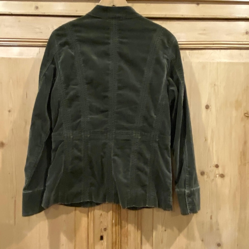 Coldwater Creek Women's Green Corduroy Jacket Size 12 - Picture 5 of 5